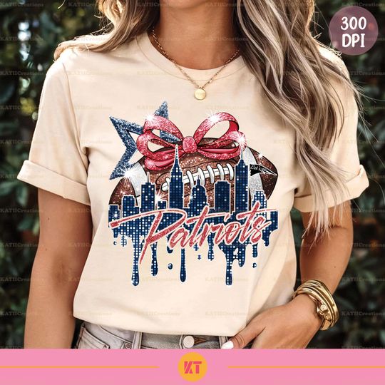 Discover Patriots Skyline - Football Skyline Drip