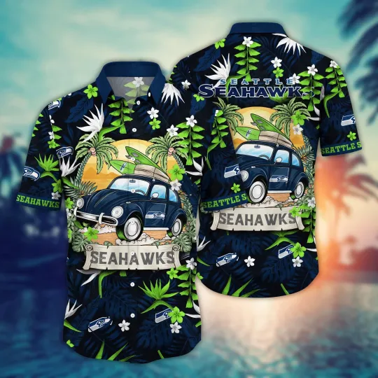 Discover Seattle football Hawaiian Shirt Music Festivalstime Aloha Shirt