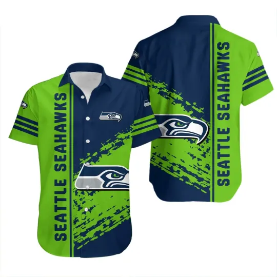 Discover Seattle Football Hawaiian Shirt Quarter Style – football