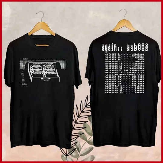 Discover Fred again "USB 002" 2026 Tour New York 1/16/26 Merch T-shirt