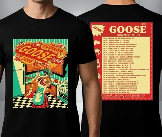 Discover Goose Summer Tour 2026 North America T-Shirt