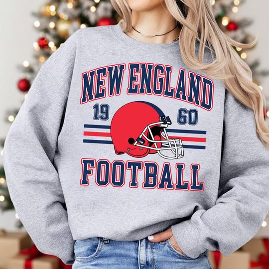 Discover New England 1960 Sweatshirt, New England Football Shirt, Vintage Oversized Sport Tee, Retro Football Bootleg