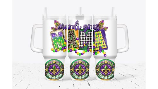 Discover Mardi Gras Mama Tumbler