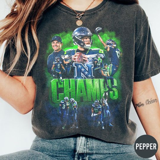 Discover Seattle Football Champs 2025 T-Shirt, Sports Team Tee