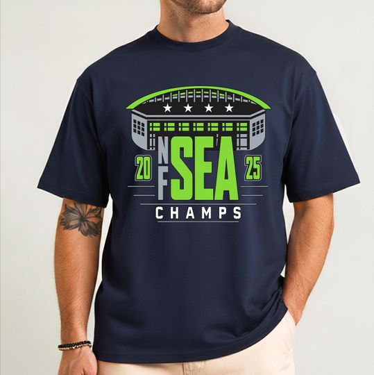 Discover Seattle Champions Football Shirt, Seattle Game Day Shirt, Seattle Football Merch Gift