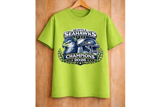 Discover Seattle Football Champs 2026 Bootleg T-Shirt, Seahawk Fan Gift