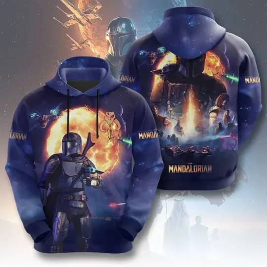 Star Warss x Mandalorian 3D Apparel – 3685, Gift For Fans