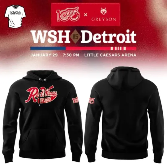 Discover Red Wingss x Greyson Special Edition Hoodie, Gift For Fans