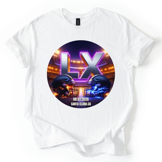 Discover Big Game LX T Shirt, Football Final Tee, 2026 Game Day Shirt, Santa Clara Football Tee