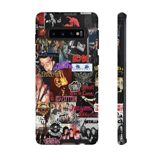 Discover Rock Band Logo Collage Phone Case | Tough Cases