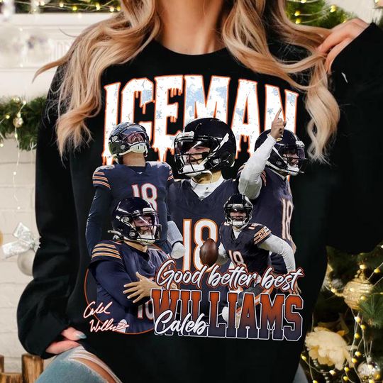 Discover Williams Ice Man Chicago Football Shirt Sweatshirt Hoodie, Chicago Football T Shirt