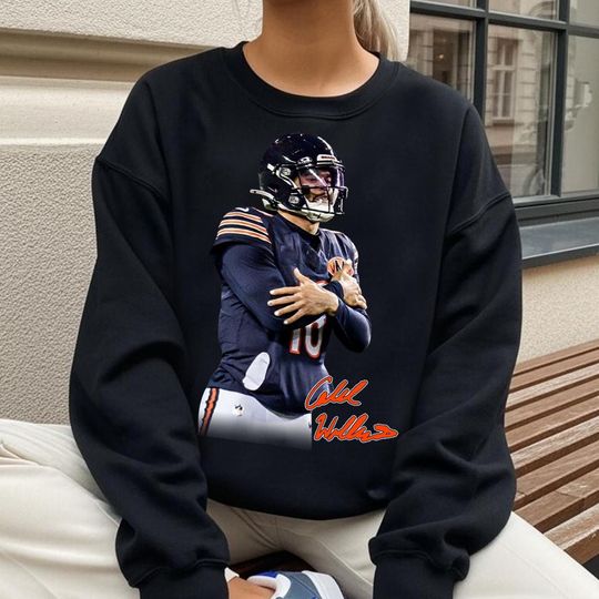 Ca.leb Williams Chicago Football T shirt, Chicago Football Vintage 90s T Shirt, Vintage Oversized Sport Tee, Retro American Football Bootleg