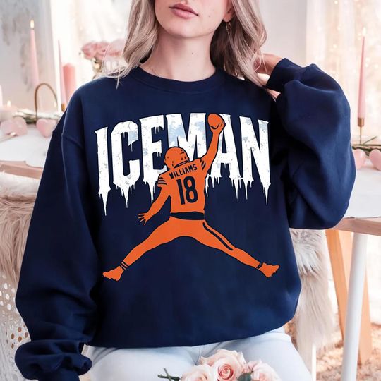 Discover IceMan Williams Jumpman Chicago Football Shirt Sweatshirt Hoodie, Chiacago Football Hoodie, Williams Chicago Football Shirt