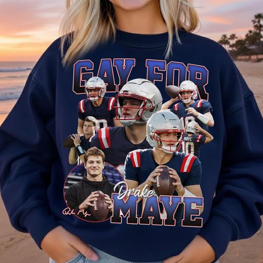 Discover Gay For Maye New England Football Sweatshirt, Maye New England T-shirt, I Love Maye Football Fan Shirt, Football Bootleg Gift