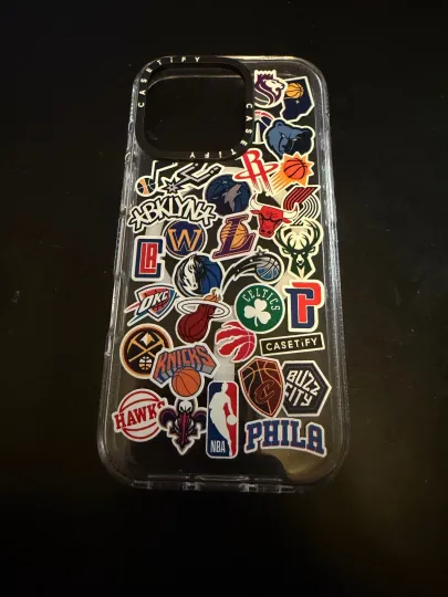 NBA Teams Iphone 16 Pro Clear Case for Apple Iphone