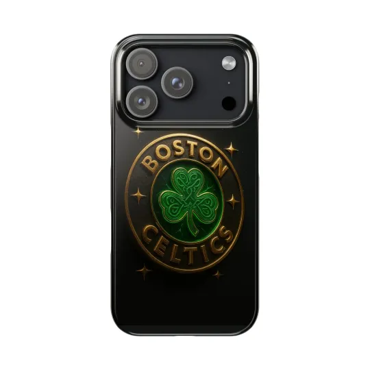 Premium Boston Celtics Slim Phone Case, NBA Phone Cover, Basketball Mobile