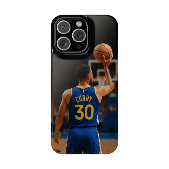 Stephen Curry Basketball iPhone Case, NBA Mobile Cover, Golden State Warriors
