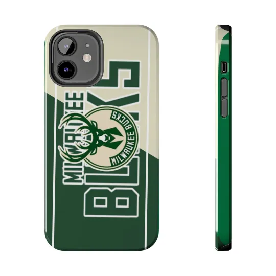 Milwalkee Bucks Tough Phone Case NBA Sport Fan Gift iPhone Samsung Galaxy