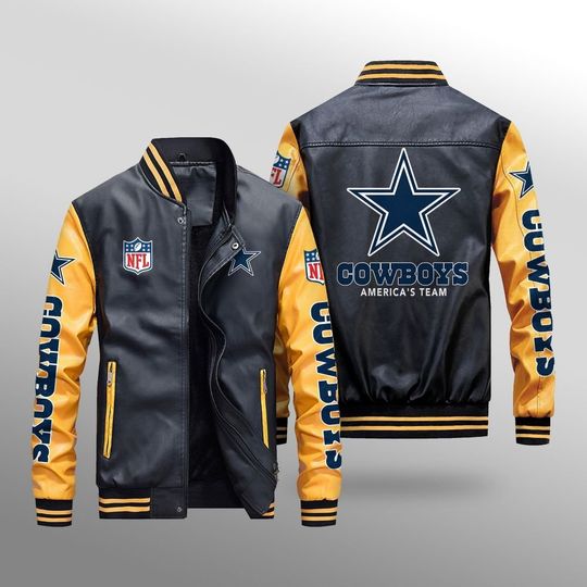 Dallas Cowboys Leather Varsity Jackets, Football Jacket