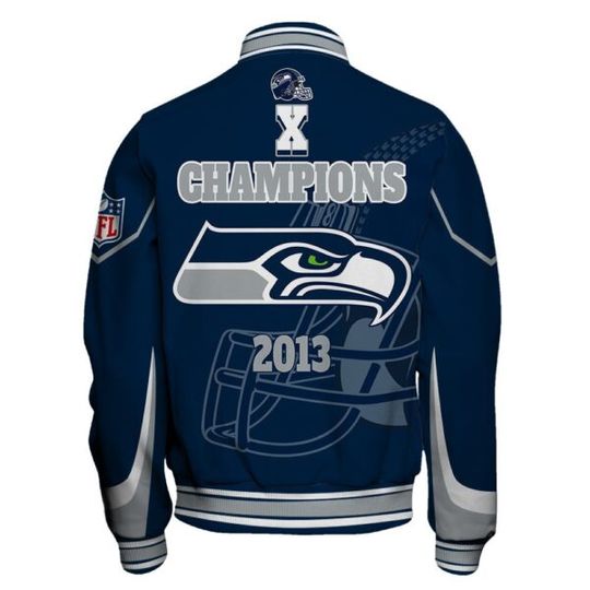 Seattle Seahawks Bowl Champions Varsity Jacket