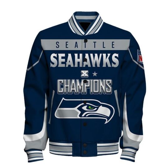 Seattle Seahawks Bowl Champions Varsity Jacket
