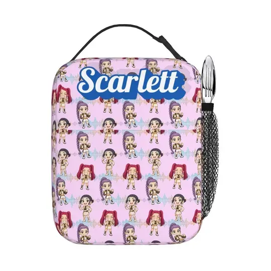 Kpop Demon Hunter Lunch Bag for Kids, Huntrix Lunch Bag