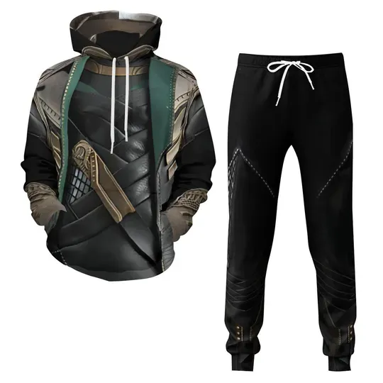 Discover Loki Hoodie Joogers Sets, Marvel Costume