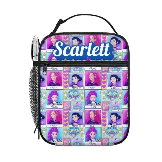 Kpop Demon Hunter Lunch Bag for Kids, Huntrix Lunch Bag