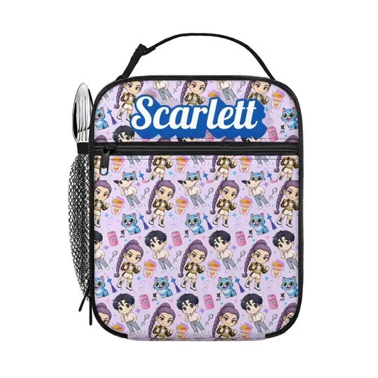 Discover Kpop Demon Hunter Lunch Bag for Kids, Huntrix Lunch Bag