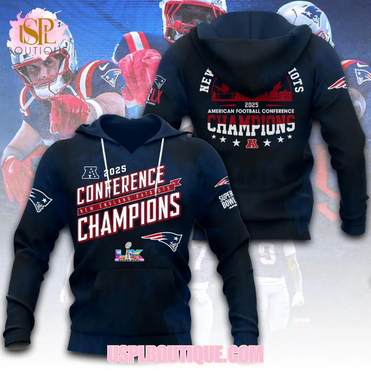 New England Patriots Conference Champions 2026 Special Design Hoodie
