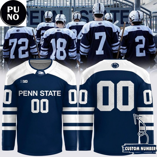 Discover Penn State Nittany Lions 2026 Beaver Stadium Game Personalized Hockey Jersey