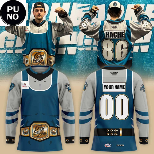 San Jose Barracuda x CudaMania II 2026 Personalized Hockey Jersey