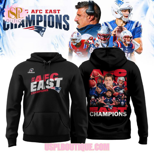 New England Patriots Champions Hoodie 2025