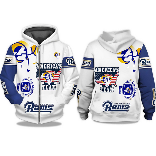 Rams America’s Team Zip Hoodie