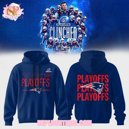 New England Patriots Playoffs Bound 2025 Hoodie