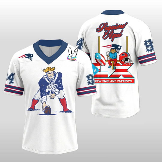 2026 New England Patriots Benito Bowl Football Jersey