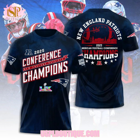 Discover New England Patriots Conference Champions 2026 Special Design T-Shirt