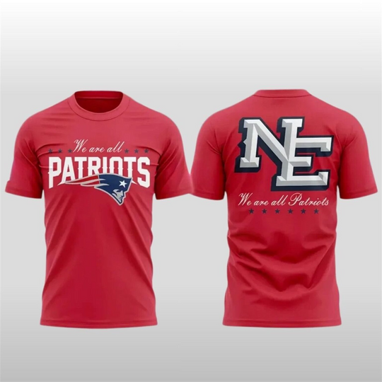 Discover 2025 Patriots We Are All Patriots Rivalries Red Shirt