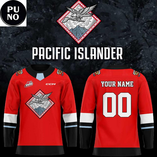 Discover Portland Winterhawks Pacific Islander Celebration Night 2026 Personalized Hockey Jersey