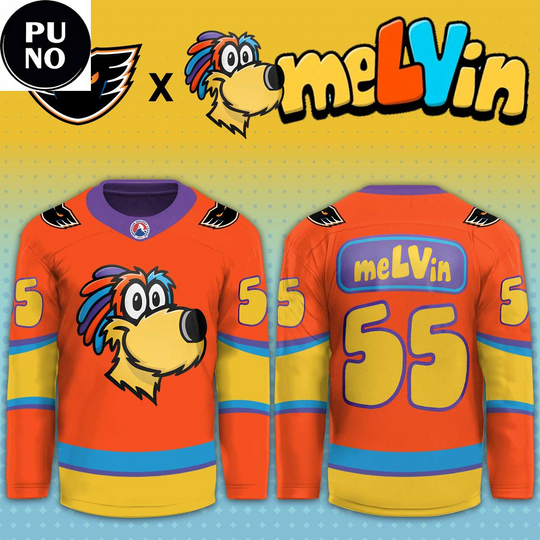 Discover Lehigh Valley Phantoms x Melvin 55 2026 Hockey Jersey