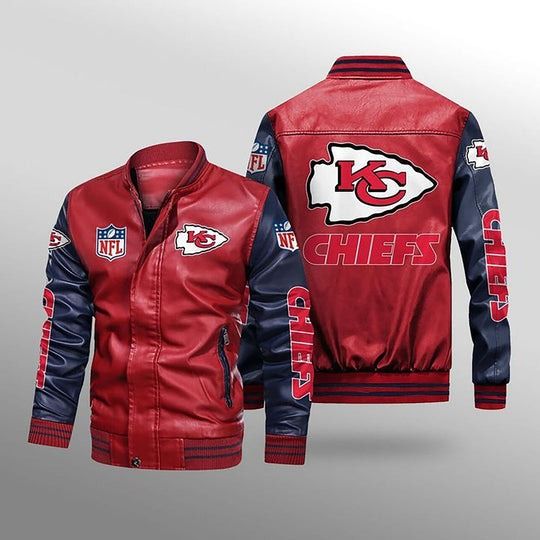 Kansas City Chiefs Leather Varsity Jackets