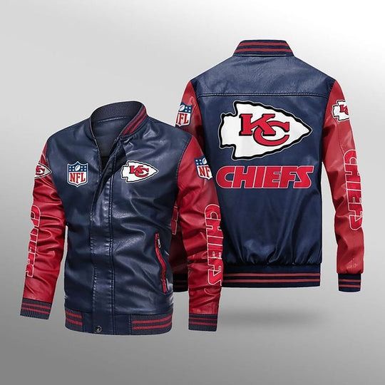 Kansas City Chiefs Leather Varsity Jackets