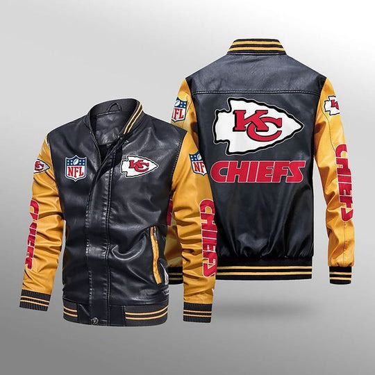 Kansas City Chiefs Leather Varsity Jackets