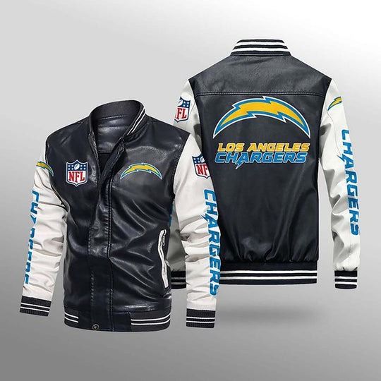 Los Angeles Chargers Leather Varsity Jackets