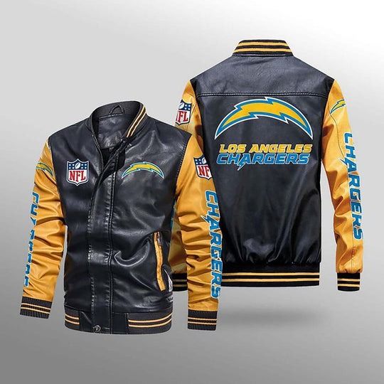 Los Angeles Chargers Leather Varsity Jackets
