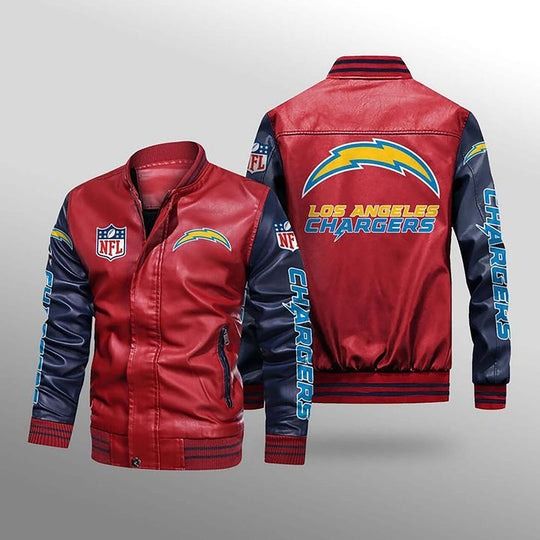 Los Angeles Chargers Leather Varsity Jackets