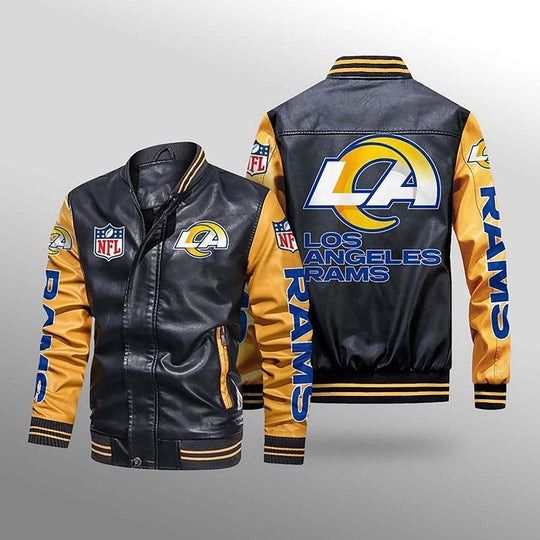 Los Angeles Rams Leather Varsity Jackets