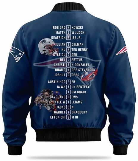 NE Patroits 2026 Super Bowl  LX Champions Bomber Jacket