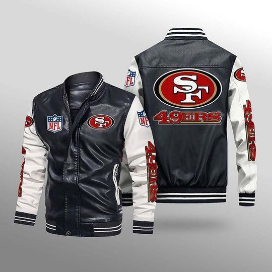 San Francisco 49ers Leather Varsity Jackets