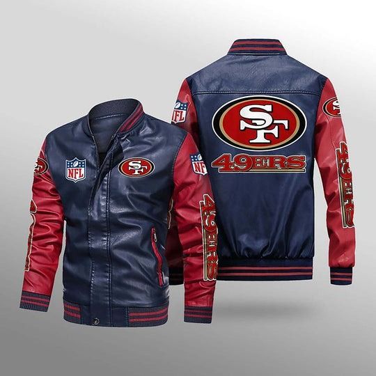 San Francisco 49ers Leather Varsity Jackets